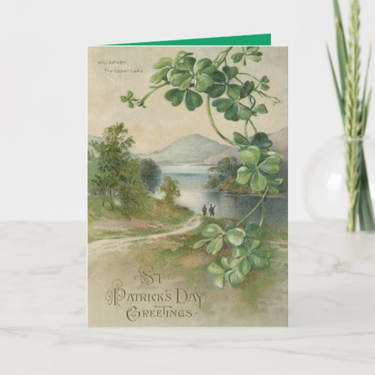 vierblättriges Kleeblatt Killarney Karte (Vorderseite)