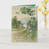 vierblättriges Kleeblatt Killarney Karte (Gelbe Blume)