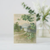 vierblättriges Kleeblatt Killarney Postkarte (Stehend Vorderseite)
