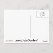 vierblättriges Kleeblatt Kleeblatt Heart Postkarte (Rückseite)