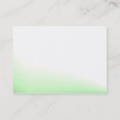 vierblättriges Kleeblatt (Kleeblatt) Visitenkarte (Rückseite)