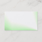 Vierblättriges Kleeblatt (Kleeblatt-) Visitenkarte (Rückseite)