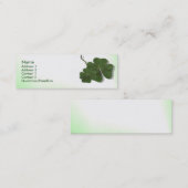 vierblättriges Kleeblatt (Kleeblatt) Visitenkarte (Vorne/Hinten)