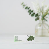 vierblättriges Kleeblatt (Kleeblatt) Visitenkarte (Stehend Vorderseite)