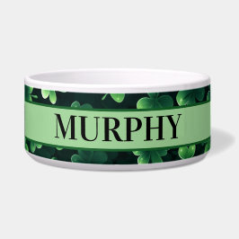 vierblättriges Kleeblatt Kleeblätter Haustier Napf