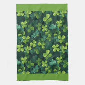 vierblättriges Kleeblatt Küchentuch (Vertikal)