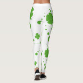 Vierblättriges Kleeblatt Leggings (Rückseite)