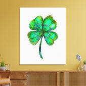 vierblättriges Kleeblatt Leinwanddruck (Insitu (Wohnzimmer))