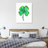 vierblättriges Kleeblatt Leinwanddruck (Insitu (Schlafzimmer))