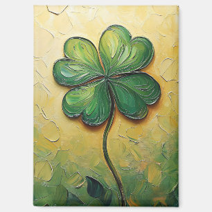 vierblättriges Kleeblatt Magnet