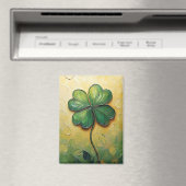 vierblättriges Kleeblatt Magnet (In Situ (Geschirrspüler))