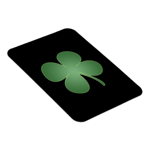 Vierblättriges Kleeblatt Magnet (Rechte Seite)