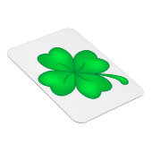 Vierblättriges Kleeblatt Magnet (Rechte Seite)