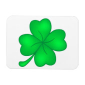 Vierblättriges Kleeblatt Magnet (Horizontal)