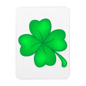 Vierblättriges Kleeblatt Magnet (Vertikal)