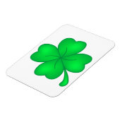 Vierblättriges Kleeblatt Magnet (Linke Seite)
