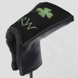 Vierblättriges Kleeblatt Mit Monogramm Golf Headcover