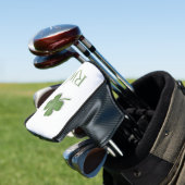 vierblättriges Kleeblatt Mit Monogramm Golf Headcover (In Situ)