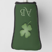 vierblättriges Kleeblatt Mit Monogramm Golf Headcover (Rotieren 90)