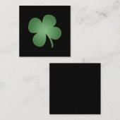 vierblättriges Kleeblatt Mitteilungskarte (Vorne/Hinten)