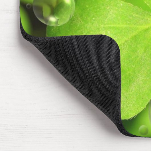 Vierblättriges Kleeblatt Mousepad (Ecke)