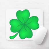 Vierblättriges Kleeblatt Mousepad (Mit Mouse)