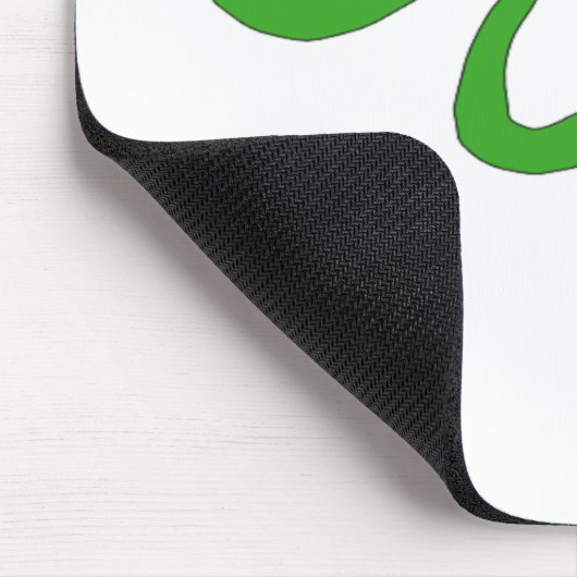 vierblättriges Kleeblatt Mousepad (Ecke)