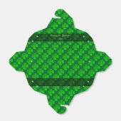 vierblättriges Kleeblatt Muster-Starthilfe Geschenkschachtel (Ungefaltet)