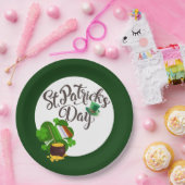 vierblättriges Kleeblatt Pappteller (Party)