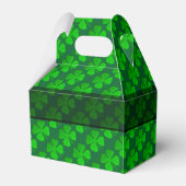 vierblättriges Kleeblatt Pattern Gable Bevorzugung Geschenkschachtel (Rückseite)