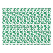 vierblättriges Kleeblatt Pattern Green Tischdecke (Vorderseite (Horizontal))