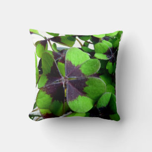 vierblättriges Kleeblatt Pillow Kleeblatt St. Patr Kissen