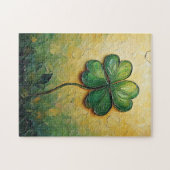 vierblättriges Kleeblatt Puzzle (Horizontal)