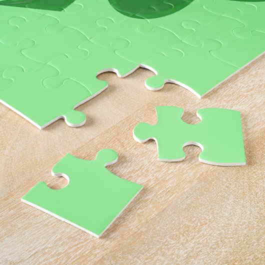 vierblättriges Kleeblatt Puzzle (Seite)