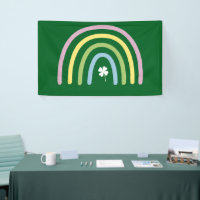 vierblättriges Kleeblatt Rainbow St Patrick's Day
