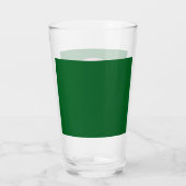 vierblättriges Kleeblatt Rainbow St Patrick's Day Glas (Rückseite)