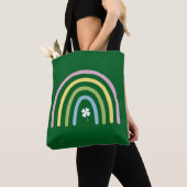 vierblättriges Kleeblatt Rainbow St Patrick's Day Tasche (Von Nahem)