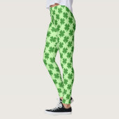 vierblättriges Kleeblatt Saint Patrick's Day Kleeb Leggings (Links)