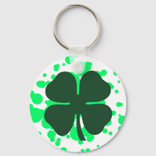 vierblättriges Kleeblatt Schlüsselanhänger