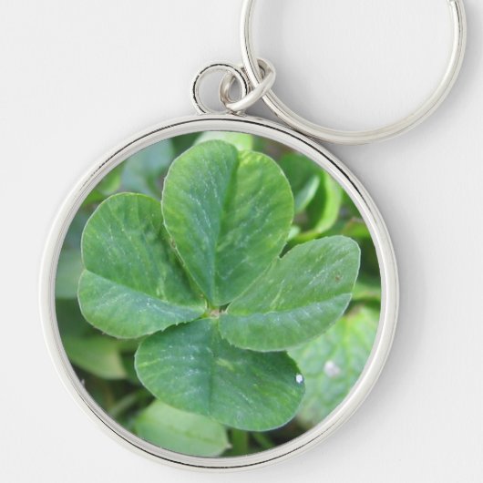 vierblättriges Kleeblatt Schlüsselanhänger (Vorne)