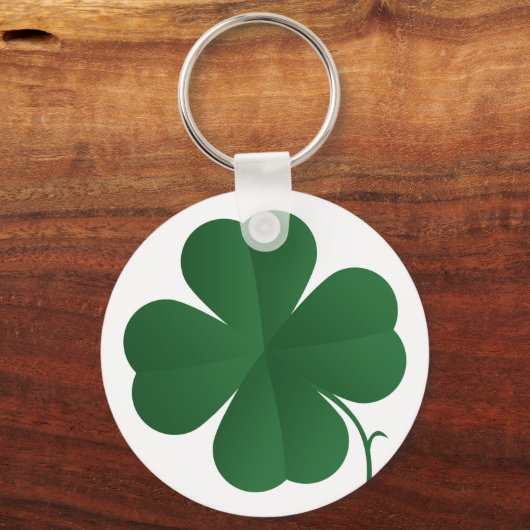 Vierblättriges Kleeblatt Schlüsselanhänger (Vorderseite)