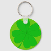 vierblättriges Kleeblatt Schlüsselanhänger (Vorderseite)