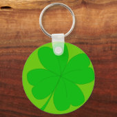 vierblättriges Kleeblatt Schlüsselanhänger (Vorderseite)