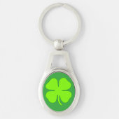 Vierblättriges Kleeblatt Schlüsselanhänger (Vorderseite)