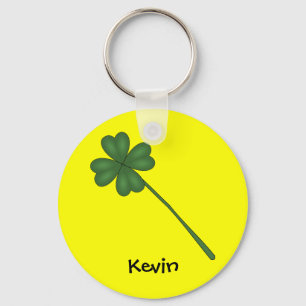 Vierblättriges Kleeblatt Schlüsselanhänger