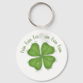 vierblättriges Kleeblatt Schlüsselanhänger (Vorderseite)
