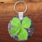 vierblättriges Kleeblatt Schlüsselanhänger - Schwa (Vorderseite)