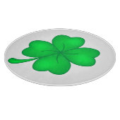 Vierblättriges Kleeblatt Schneidebrett (Ecke)