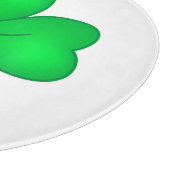 Vierblättriges Kleeblatt Schneidebrett (Ecke)