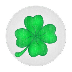 Vierblättriges Kleeblatt Schneidebrett